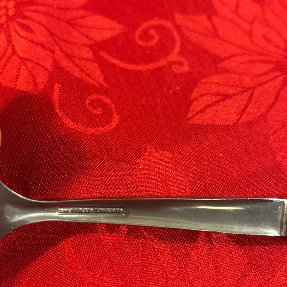 Spode Christmas Tree Slotted Spoon - Picture 6 of 6
